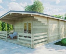 Two Bedroom Type A Log Cabin