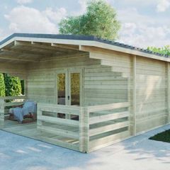 Two Bedroom Type A Log Cabin
