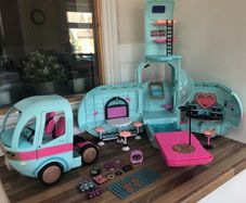 LOL OMG Surprise Doll Blue Party Pool Fashion Camper Van Large Toy 23"