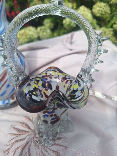 Trio of Murano Type Glaseware