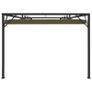 Garden Wall Gazebo with Retractable Roof 3x3 m Taupe 180 g/m Image 3