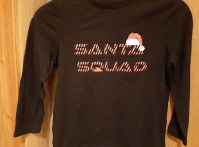 Boys Christmas long sleeve top "Santa Squad" 8yrs