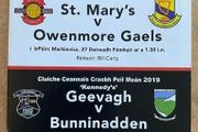 2019 Geevagh v Bunninadden - GAA Sligo Intermediate Football Club Final Programme