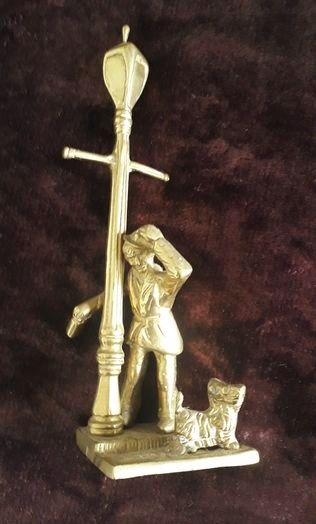 ORNAMENT - Brass Figure - 10.5 Inches Height