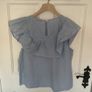 top bnwt size 12 blue frilled summer top Image 9