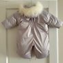 0-12m Luxury Baby winter snowsuit/ transformer jumpsuit/ sleeping bag Image 3