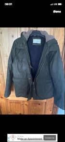 River island wax style coat