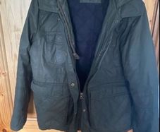 River island wax style coat