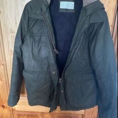 River island wax style coat