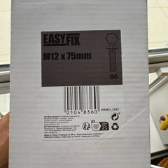 M12 x 75mm Screws