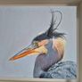 Great Blue Heron - oil painting - framed Image 8