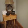 Bedside table Oak  New condition Image 2