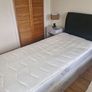 single bed base, mattress and headboard Image 2