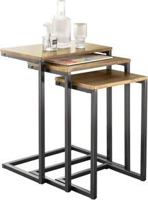 Nesting Tables Set of 3 Living Room Stacking Side Tables