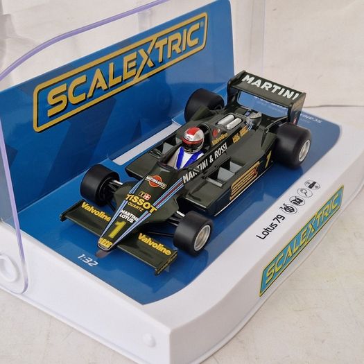 Scalextric F1 Lotus 79 #1 Slot Car -Andretti ( C4423  classic Formula one Legends )