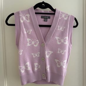 Lilac butterfly vest Primark