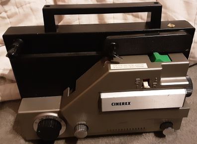 cinerex projector, see the screen
