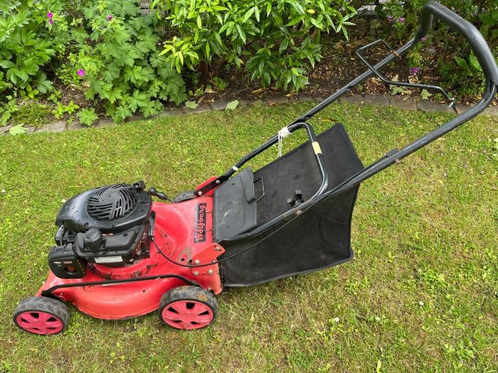 Petrol lawn mower