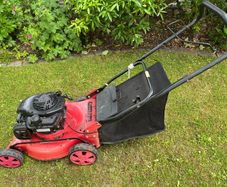 Petrol lawn mower