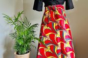 African Print Wrap skirt Womenswear