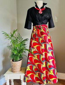 African Print Wrap skirt Womenswear