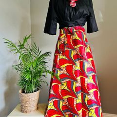 African Print Wrap skirt Womenswear