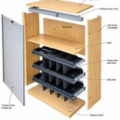 home storage Filing cabinets with shelves or filing system