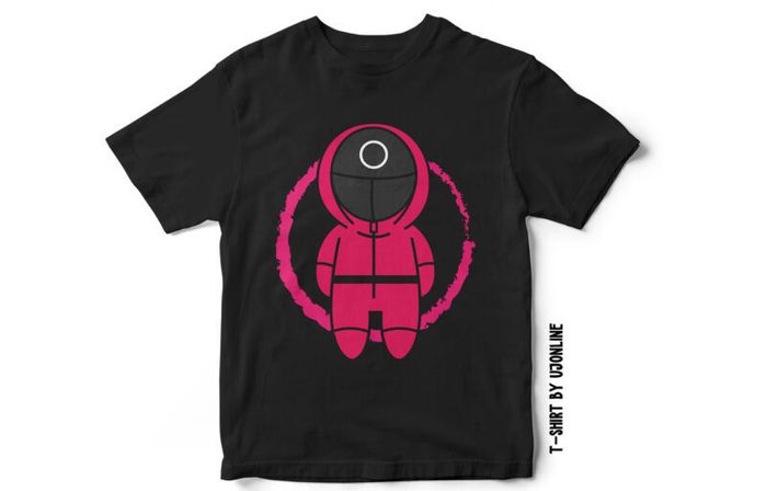 Squid game t-shirts korean trending series t-shirts