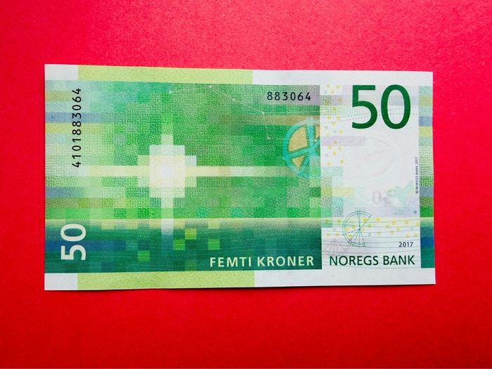 NORWAY  . 50  Kroner  2017    Pick  53. ( Uncirculated )
