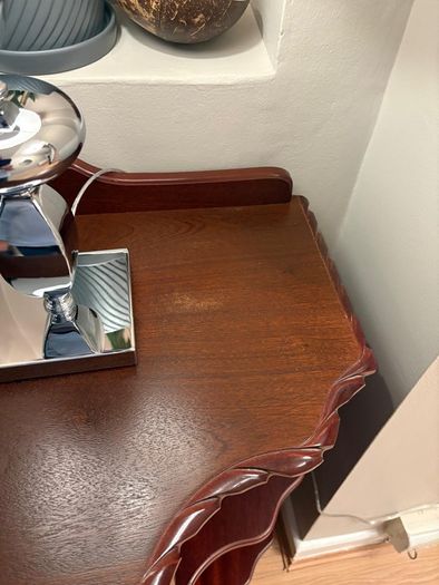 Hall table with matching seat