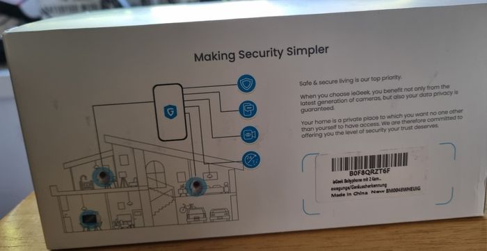 ie Geek Smart Video Monitor with 2x cameras