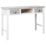Writing Desk Grey 110x45x76 cm Wood Image 3