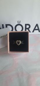 Sparkling Blue Heart Charm
