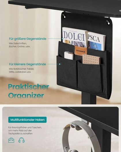Electric Height Adjustable Standing Desk 120 cm