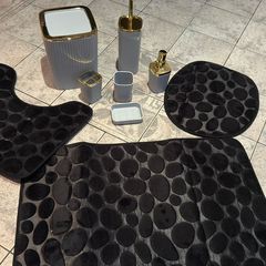 Stylish Bathroom Accessory Sets & 3-Piece Bath Mats