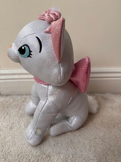 Disney Marie Aristocats Sparkling Ltd 100 Years Of Wonder Plush NO Sound approx. 30cm Used Please see photos