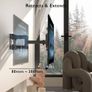 BONTEC TV Wall Mount for 23to70 Inch LED LCD, Swivels Tilts Extends Double Arm Full Motion TV Wall Bracket Holds up to 45kg, Includes HDMI Cable, Spirit Level, Max VESA 400x400mm Image 2