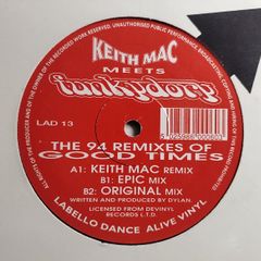 Funkydory - Good Time 1994 Mixes - Labello Dance - Rare White Label PROMO with Press Release Sheet and all! Quality 90s HOUSE!