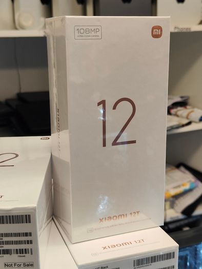 Brand New Xiaomi 12T 5G Black 128GB + 8GB Dual-SIM Factory Unlocked SIMFree