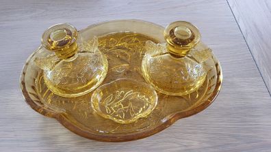 1920s Art Decor Boudoir Trinket Set