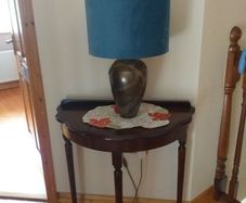 Mahogany hall table