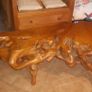 root chair & coffee table Image 4