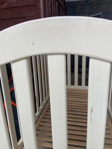 cot bed and matress