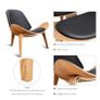 BRAND NEW Replica Lounge Chair, Shell Chair Genuine Single Sofa Chaise for Living Room Image 4