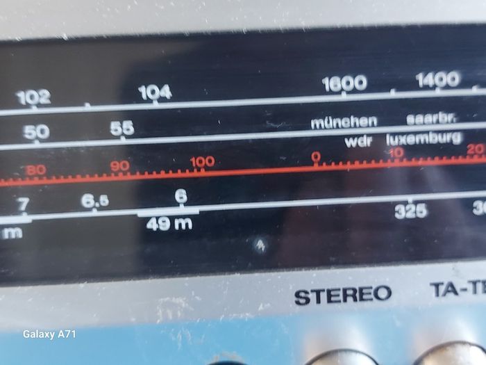 Telefunken Cavatine 201, Mw, Lw Radio plus Tape Deck, German Model in German Language, Powers on and off
