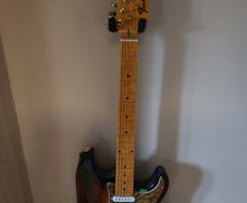 Strat with hard case.