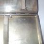 a solid silver cigarette case   stamped 900 Image 5