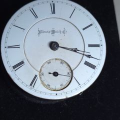 Very Early Illinois Watch Co. Pocket Watch Movement Circa 1882 Wheelers Patent