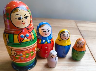 Vintage stacking dolls