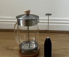 French Press Coffee Maker with Milk Frother